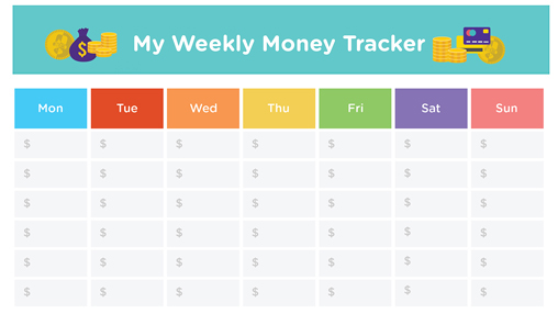 My Weekly Money Tracker<BR>[Aged 6-11]