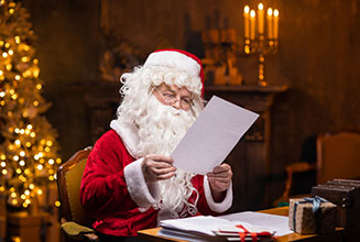 A letter from Santa Claus