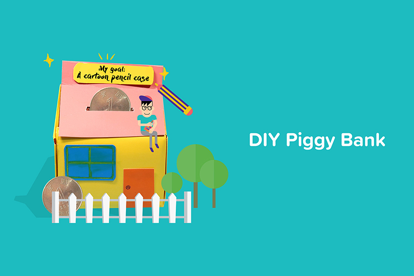 Activity: Making a recycled piggy bank