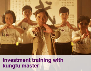 Investment training with kungfu master